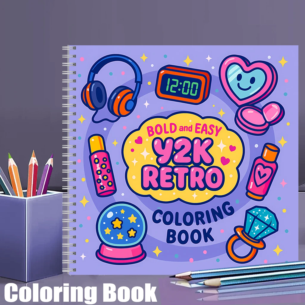 Easy Retro Coloring Book for A - Chalk Bag review and price