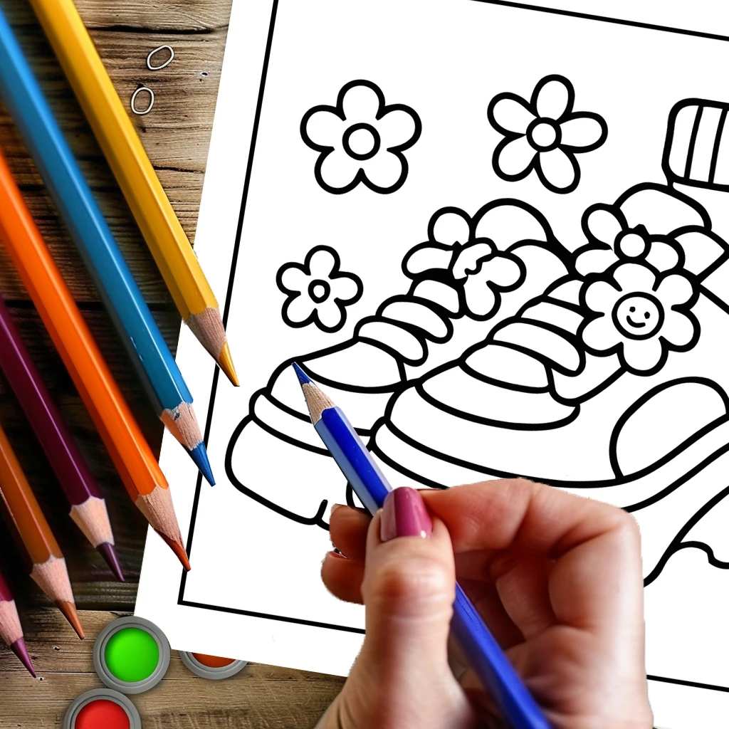 Easy Retro Coloring Book for A - Chalk Bag review and price