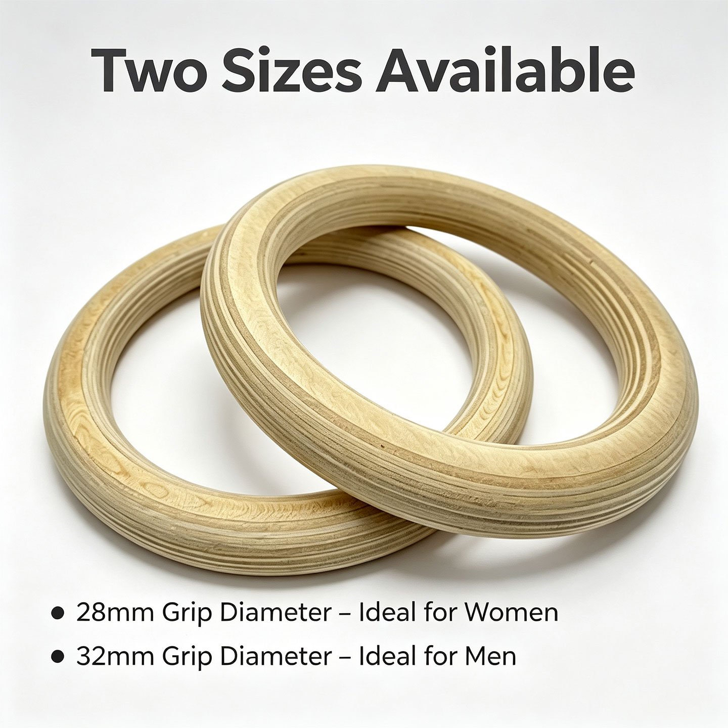 Birch Wood Gymnastic Rings，wit - Gymnastic Ring review and price