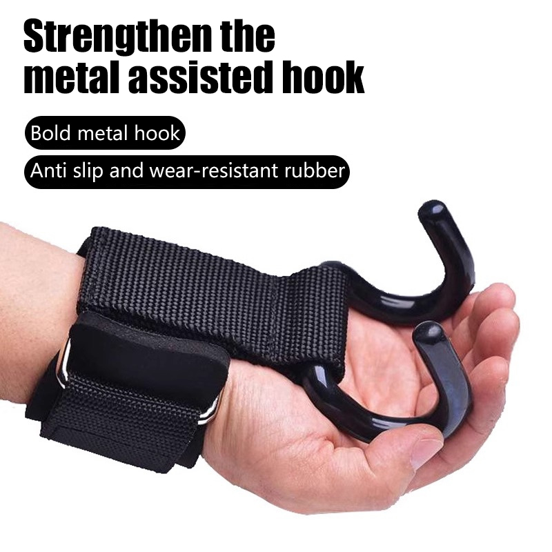 【F】2Pcs Weight Lifting Hooks H - Weightlifting Gloves review and price