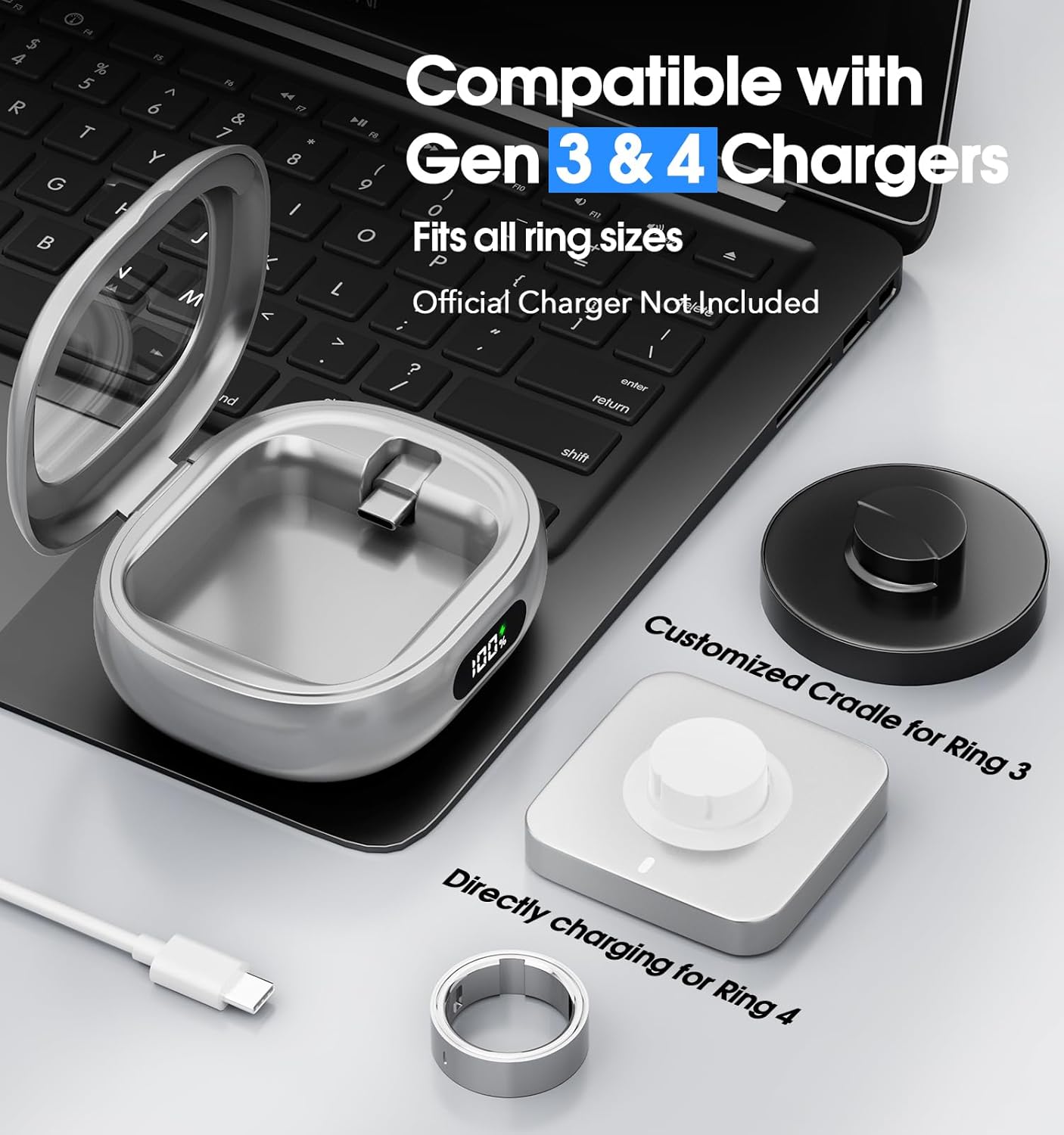 Smart Ring Charging Case Porta - Gymnastic Ring review and price