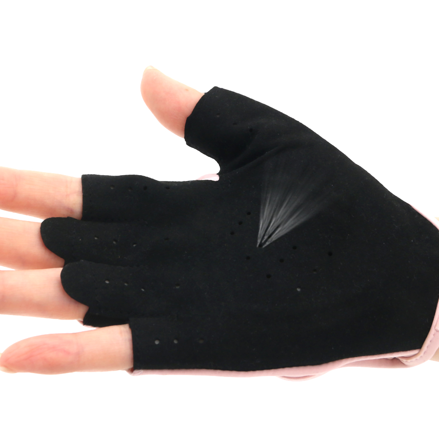Women Pink Half Finger Fitness - Weightlifting Gloves review and price
