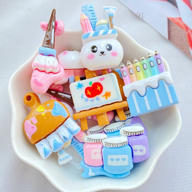 10Pcs New Cute Resin Cartoon C - Chalk Bag review and price