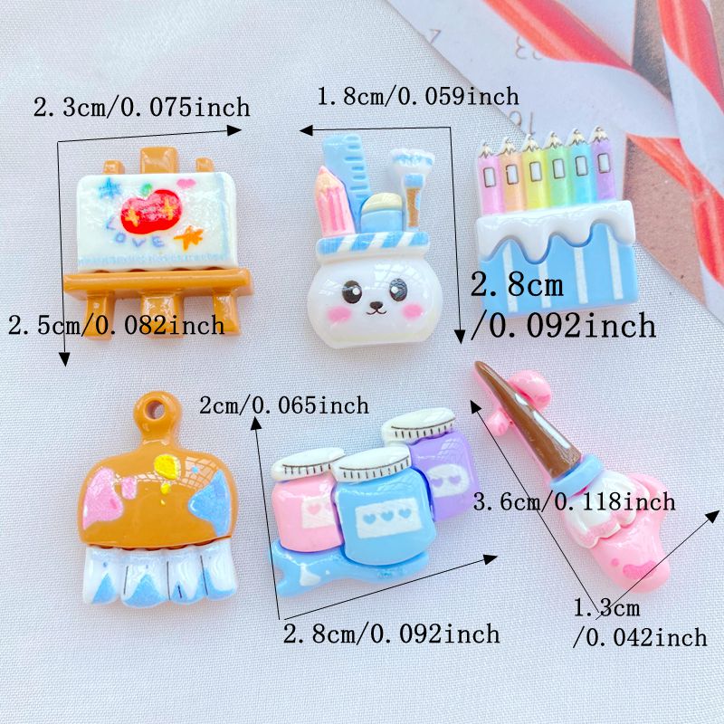 10Pcs New Cute Resin Cartoon C - Chalk Bag review and price