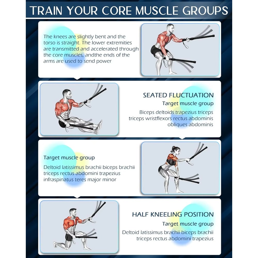 Ropeless Battle Ropes for Home - Gymnastic Ring review and price