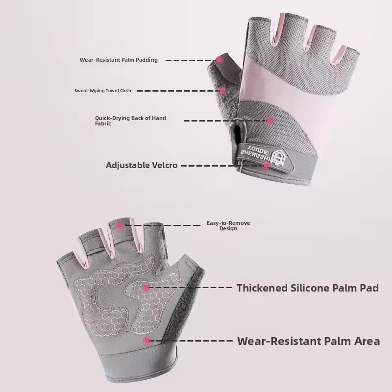 Outdoor Cycling Breathable Hal - Weightlifting Gloves review and price