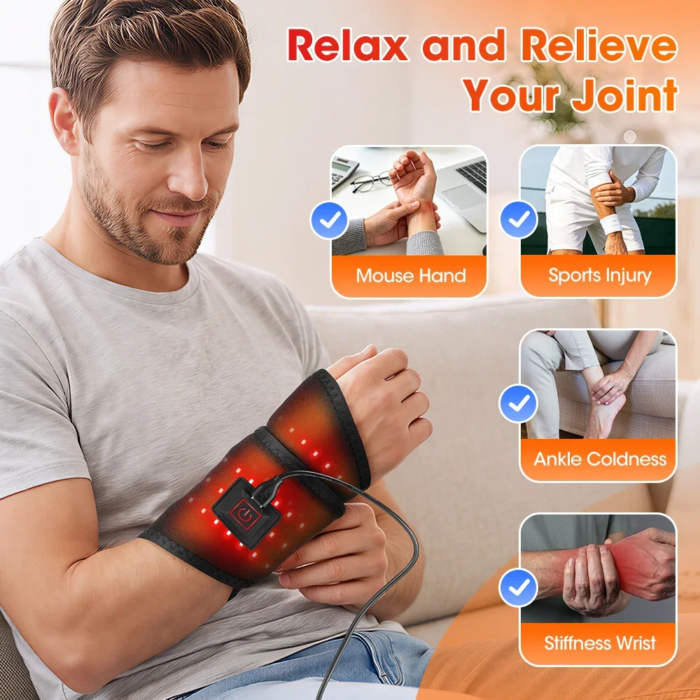 Heating Ankle Wrap with Red Li - Wrist Wraps review and price