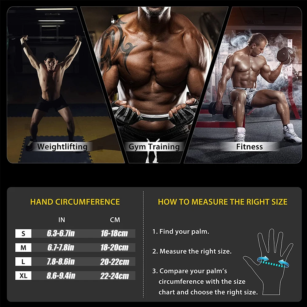 1Pair Half Finger Gym Fitness  - Weightlifting Gloves review and price
