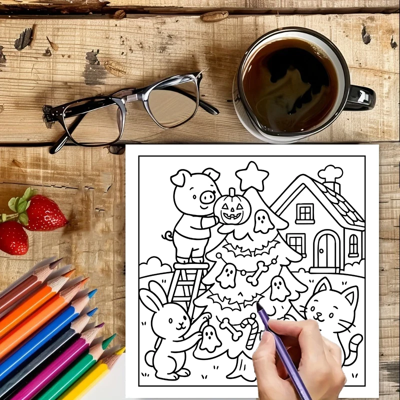 Too Cute to Spook Coloring Boo - Chalk Bag review and price